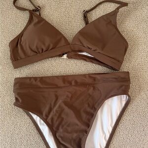 Brown Bikini Set